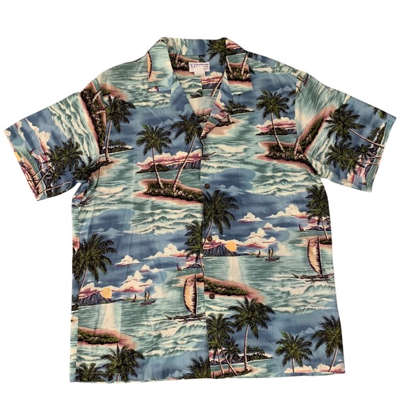 Fuda International Other - Vintage KY's‎ International Shirt Made in Hawaii Mens XL Tropical Palm Tree